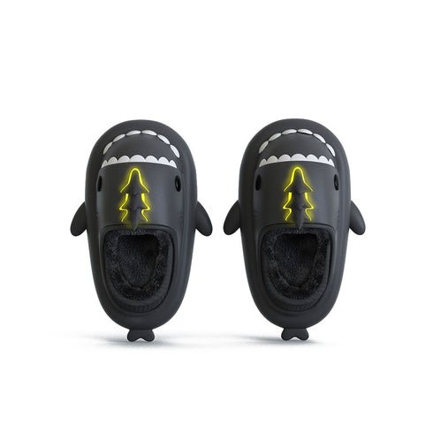 Sharkicks Basic - Hiver, Chaussons Requins Dragon Foudre, Talon Couvert